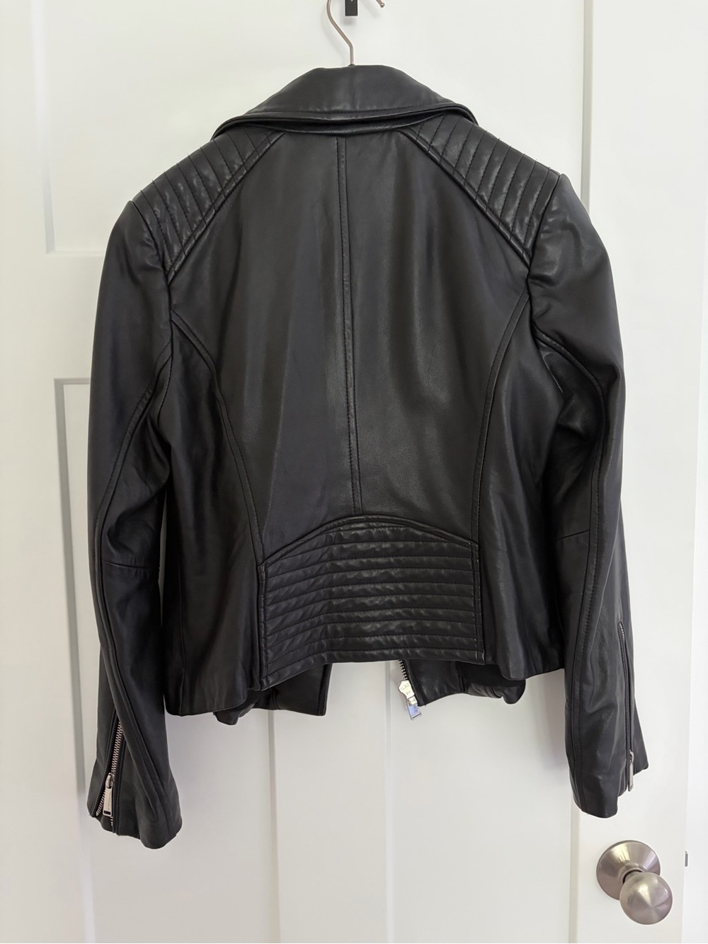 BCBGeneration Black Leather Moto Jacket - Picture 3 of 3